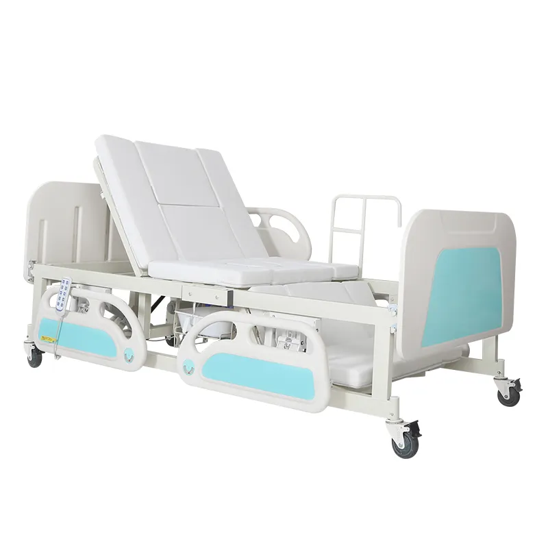 Rehabilitation Therapy Supplies 4 motor electric hydraulic massage bed luxury narrow hospital beds