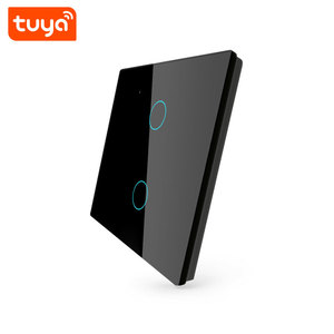 Sistema de automatización inteligente para el hogar, Interruptor táctil de pared de alta calidad, 2 entradas, EU, Tuya, Wifi, compatible con RF, 433Mhz, PST-WT-E2 - Product Image 4