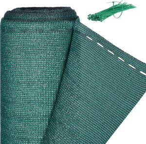 HDPE bahçe ekran koruyucu çit paneli rüzgar koruma file tente, posta sipariş ambalaj - Product Image 1