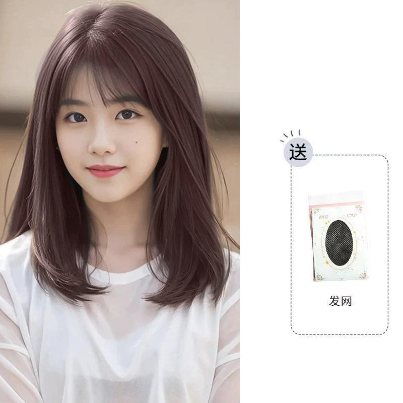 ตาข่ายคลุมผมสีน้ำตาลเข้ม ขนาด 40 ซม.