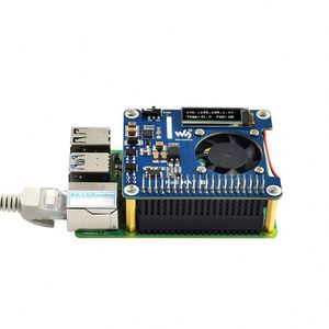 Raspberry Pi 4b/3b + scheda di espansione di potenza Ethernet modulo PoE dissipazione del calore in tempo reale visualizzazione isolamento della banda della temperatura - Product Image 3