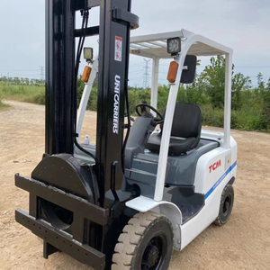 Ücretsiz teslimat! 3 ton kullanılan hidrolik geri çekilebilir çiftlik Forklift ışıkları ile iyi durumda dizel güç kaynağı ve çekirdek Motor - Product Image 6