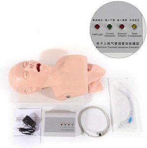 KyrenMed 3D insan elektronik endotrakeal trakeal entübasyon manken simülasyonu ile Alarm hava yolu entübasyon eğitim modeli - Product Image 5