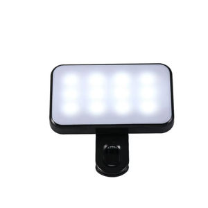 2024 fabrika outlet Mini klip Led selfi ışığı ODM cep telefonu 3 renkler dolgu işığı Video konferans taşınabilir Video işığı - Product Image 5