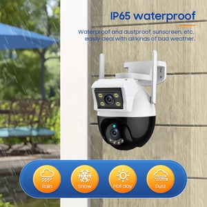 Hot Dual Lens 4MP Wifi Camera 360 Degree Auto Tracking Audio Motion Detection Alarming Indoor Camera Wifi Home Security - Product Image 2