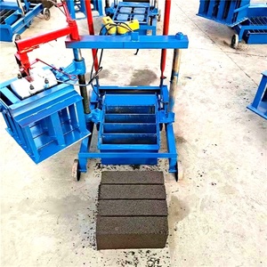 Mini máquina de entrelazado de ladrillos, bloque de pavimentación y piedra curva, Manual, sólido, pequeño, usado, cemento, arena - Product Image 3