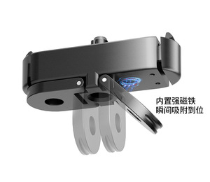 Takenoken eylem kamera yatağı çift pençe sabitleme ve 1/4 hızlı bırakma güvenli iki pençe vidalı bağlantı çok yönlü kullanım için - Product Image 6