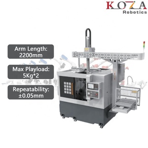 KOZA Fachwerk automatisierung Produktions linie Werkzeug maschine Be-und Entladen Roboter CNC-Maschine Hinzufügen Platte Typ 4 Achse