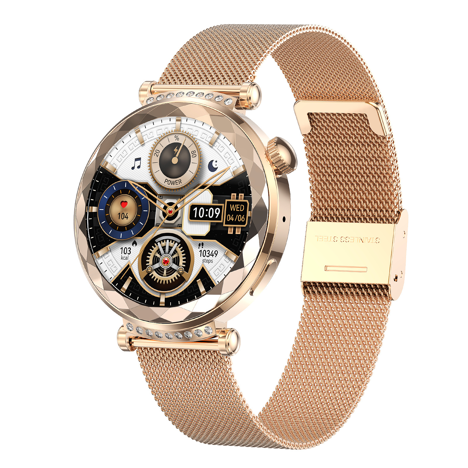 Gold Steel Strap