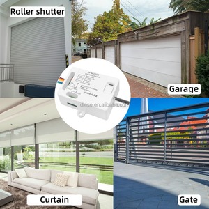 RF 433MHz Remote <strong>Control</strong> Switch 10A Receiver 2 Way <strong>Control</strong> Support with Limit Function for Gate Garage Awning Motor Blinds