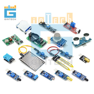 16 unids/lote Raspberry Pi 3 y Raspberry Pi 2 el paquete de módulo de sensor Kit de Inicio 16 tipos de sensor 16 en 1 módulos de sensores