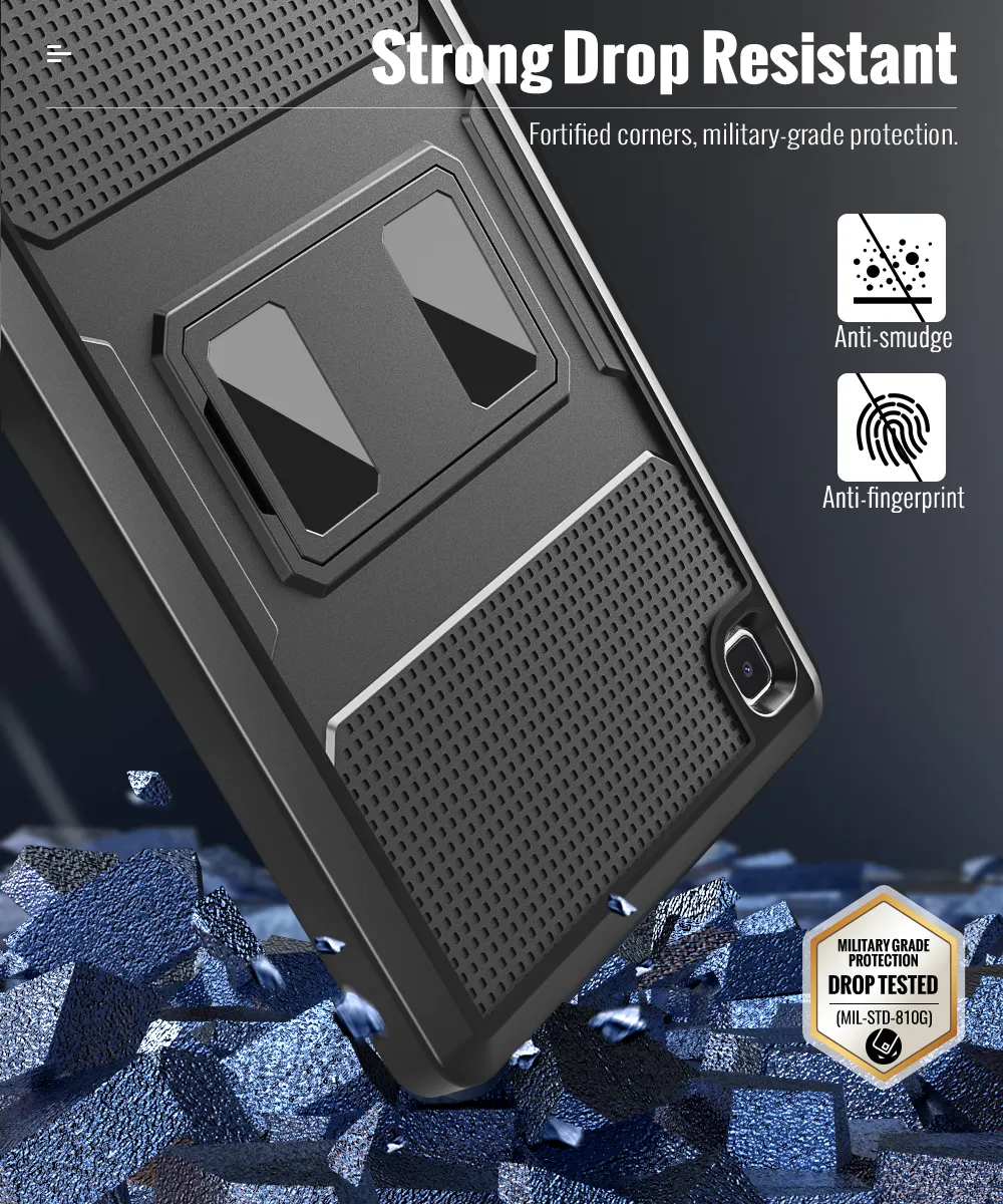 MoKo [헤비 듀티] Shockproof 견고한 커버 내장 삼성 갤럭시 탭 A7 라이트 8.7 2021