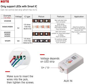 Complete Series of Sp103e Sp104e Sp105e Sp106e Sp107e Sp108e Sp110e Pixel Music Controller Rgb Led Strip - Product Image 6