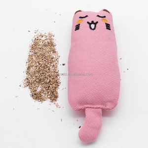 Venta al por mayor de ratones de dibujos animados interactivo resistente a mordeduras relleno mascota gatito gato dentición masticar hierba gatera juguete con hierba gatera - Product Image 2