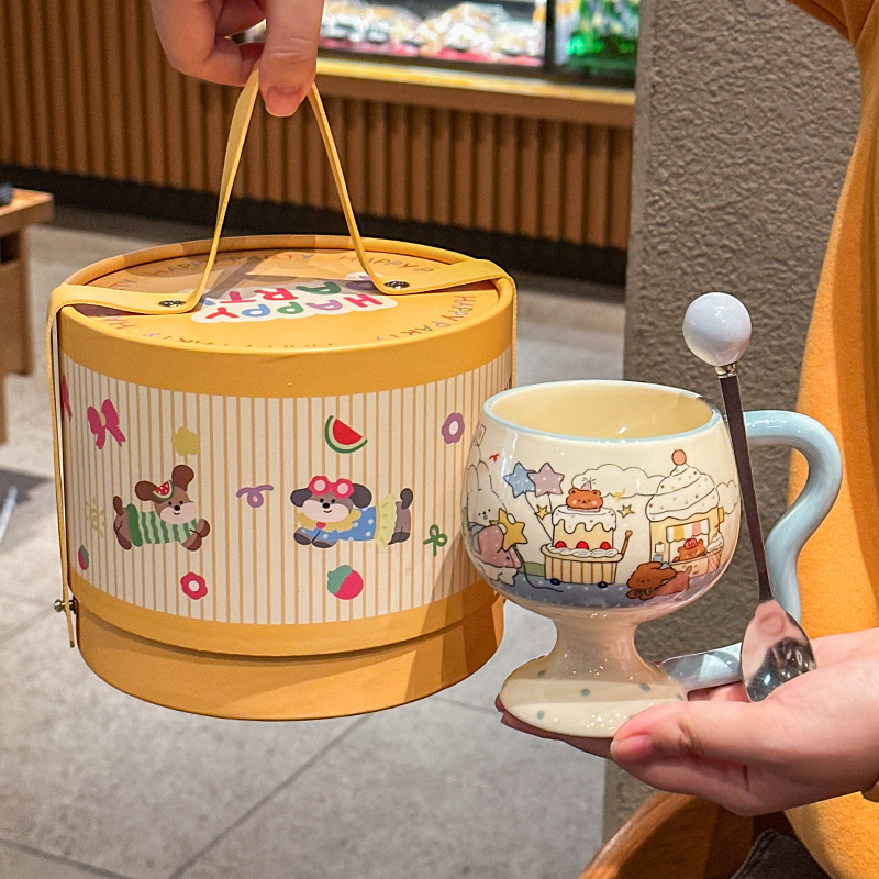 ceramic bear coffee mug