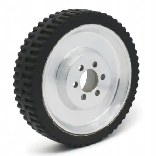 SS 120x30mm AGV robot driving wheel OEM available