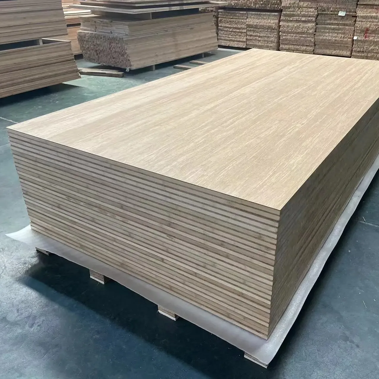 benutzerdefinierte größe strang gewebte laminierung wasserdicht 18 mm 4 x 8 bambus sperrholzplatten für möbel