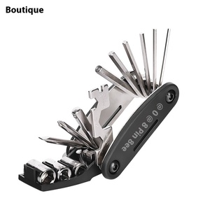Bisiklet araç kiti set-taşınabilir bisiklet tamir kiti dahil 10 1 çoklu aracı-hepsi bir Mini alet çantası - Product Image 6
