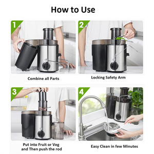 Fabrika fiyat OEM/ODM makinesi De Jus De meyve 2 hız ayarı Juser makinesi kadar 22,000 RPM narenciye sıkacağı - Product Image 3