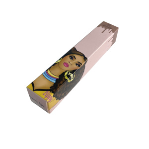 Lüks pembe özel sert posta gönderim kutusu kozmetik ve cilt bakımı serumları için mat Finish karton hediye kutusu ürün ambalajı için - Product Image 5