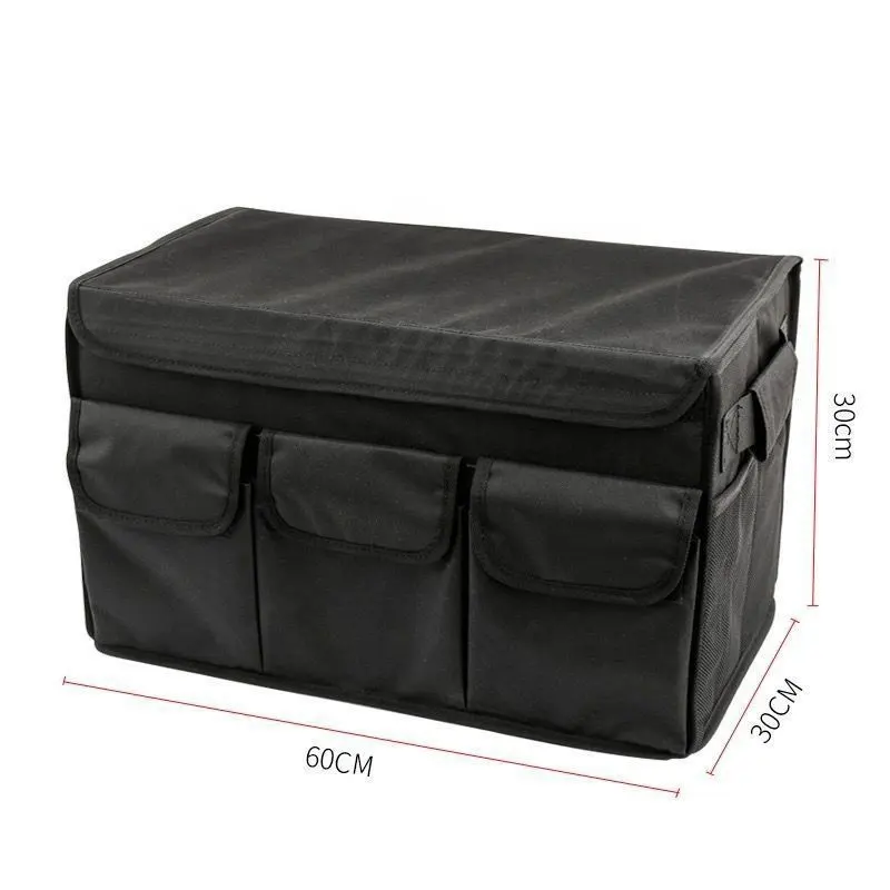 Large Sundries organizers For Home Travel Heavy Duty Cargo Documents Cards Boxes Collapsible Car Trunk Organizer Storage Box