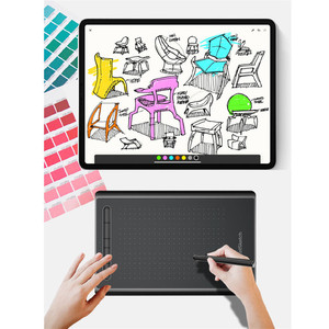 Tavoletta grafica professionale multifunzionale da 12.8*8.4 pollici con scrittura Wireless USB digitale con penna senza batteria - Product Image 3