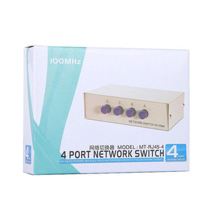 4端口ABCD手动迷你网络共享开关盒4In1/1In4 RJ45 - Product Image 2