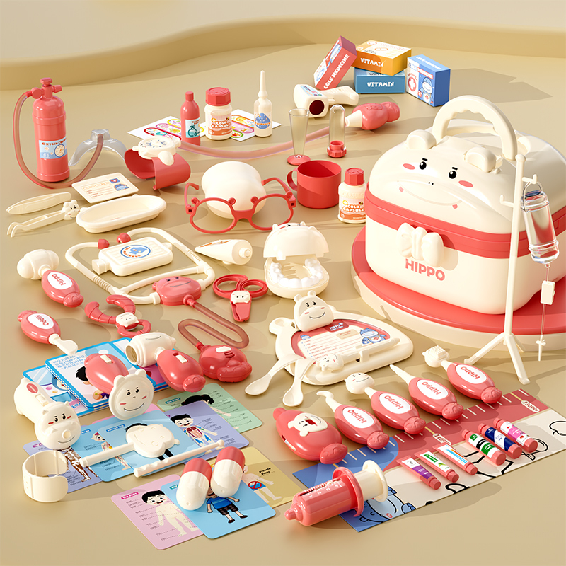 Hippopotame 72pcs Rose