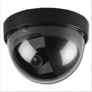 Telecamera di sicurezza analogica a cupola per interni irraggiamento LED lampeggiante luce lampeggiante CCTV realistica telecamera di simulazione analogica - Product Image 2