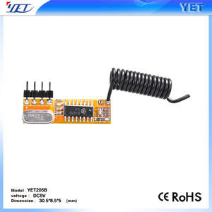 YET205B Wireless Super 5V HF-Ferns ender-und Empfänger modul 433,92 MHz Rezeptor serie