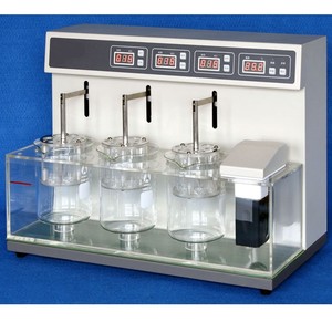 Probador de desintegración automático inteligente de tableta, BJ-3 para pruebas de tiempo de desintegración de tableta (220V)