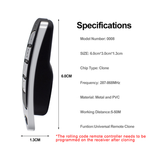 SMG-0008 ERREKA IRIS 2 IRIS 4 Garage Door <strong>Remote</strong> <strong>Control</strong> 100%Compatible With ERREKA 433MHz <strong>Rolling</strong> <strong>Code</strong> Gate Opener - Product Image 4