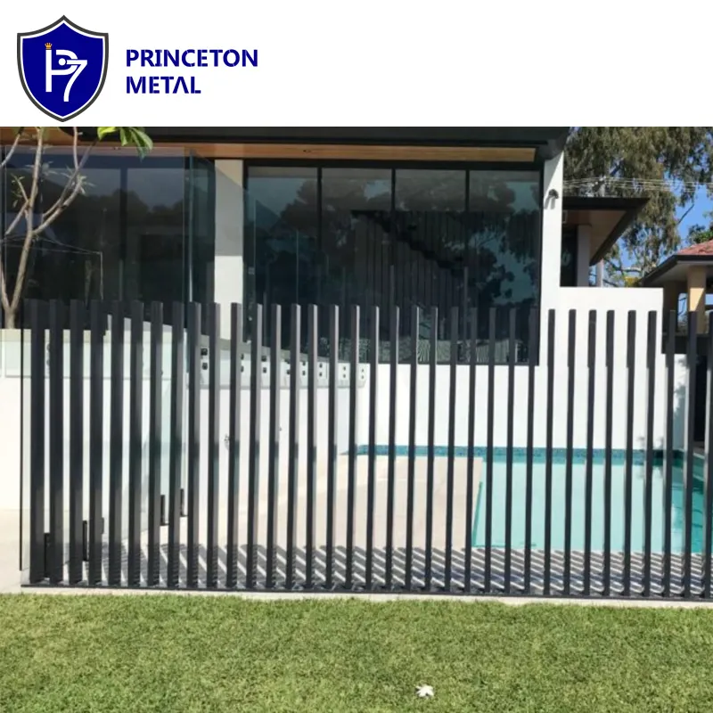 Alluminio recinzione privacy doghe personalizzato 3d picchetto recinzione per il cortile