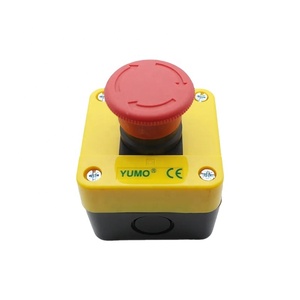 YUMO LAY5-J174H29 1 kırmızı mantar kafa basma düğmesi kontrol anahtarı kutusu mandallı serbest bırakmak için çevirmek - Product Image 1