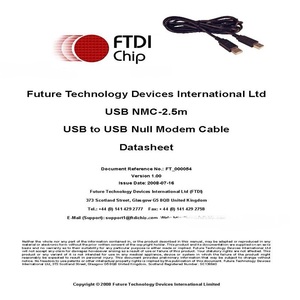 FTDI สายชิป USB Nmc-2.5M USB2.0ตัวผู้ไปยัง USB สายโมเด็ม2.0ตัวผู้กับพีซีสายเคเบิลเครือข่าย - Product Image 5