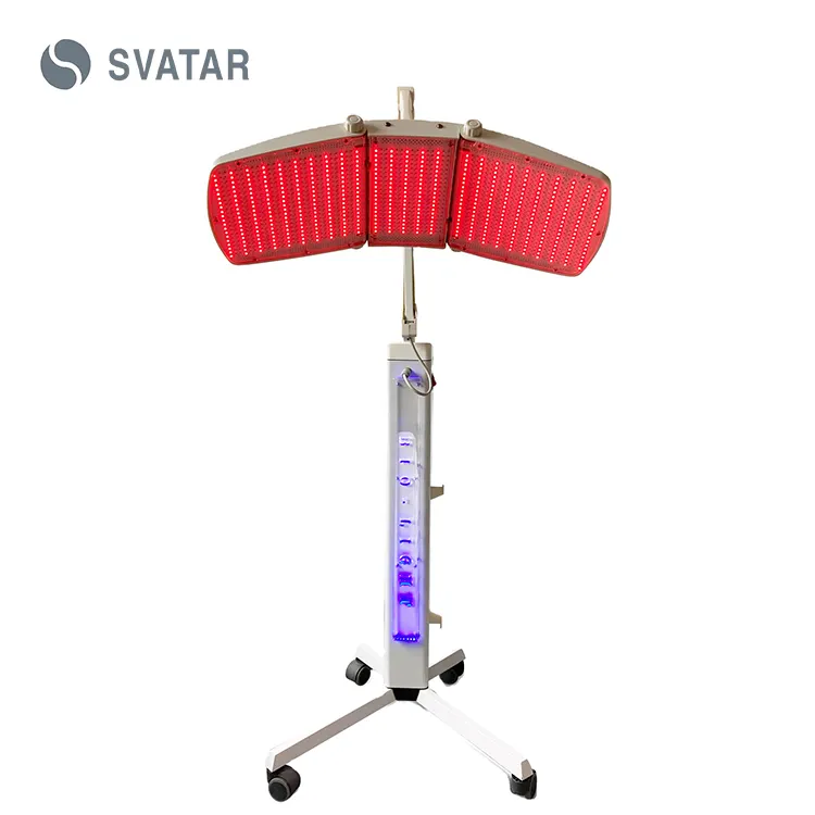 High power medical LED bio-light therapy PDT machine 660nm red light hair regrowth skin rejuvenation fine lines reduction