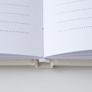 Stampa personalizzata all'ingrosso A5 Note Book copertina in tessuto di lino diario con copertina rigida - Product Image 6
