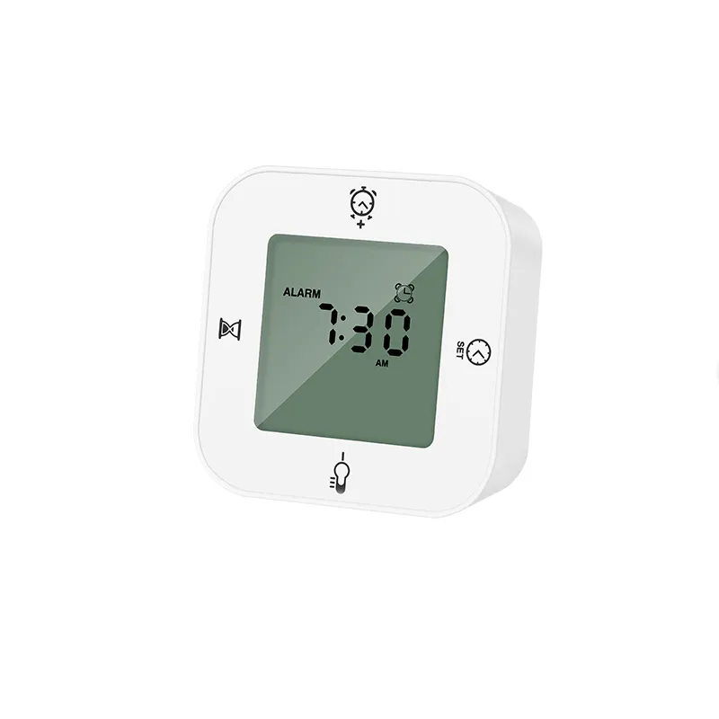 Despertador, preço de fábrica, temperatura, umidade, calendário, termômetro, higrômetro, temporizador 4 em 1 para quarto, casa