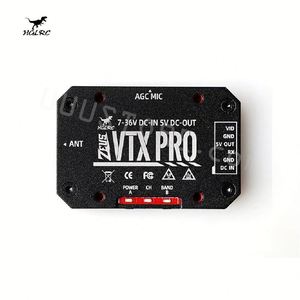 HGLRC Zeus VTX PRO 1.6W 5.8G 40CH Pitmode 25mW 400mW 800mW 1.6W ayarlanabilir FPV VTX dahili mikrofon 7-36V FPV uzun menzilli - Product Image 5