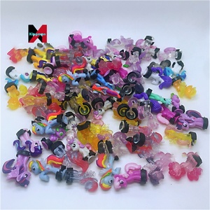 Mini canavar enayi Fidget oyuncak 10 adet/takım kapsül modeli karikatür Anime Pony aksiyon figürleri vantuz oyuncaklar çocuklar için - Product Image 5