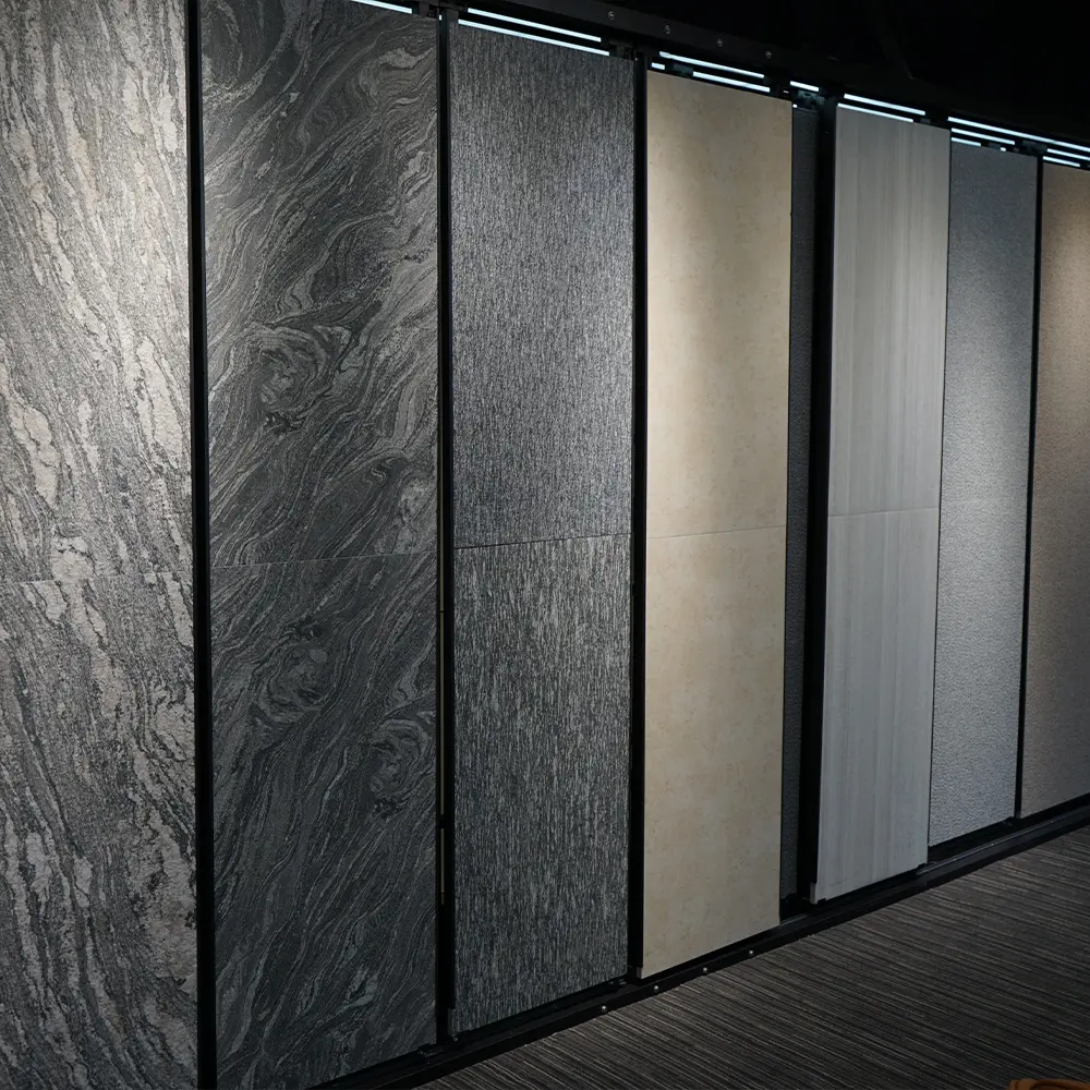 Platten künstlicher Bodenfliesen Terrasse Steinwand Granit / Porzellan-Bodenbelag 30 × 60 rutschfeste Treppen Schritt Keramikfliesen im Freien 30 mm