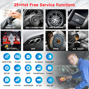 ANCEL V6 PRO Vollsystem-Diagnose werkzeuge OBD 2-Scanner-Schlüsselprogrammierung TPMS EPB-Öl ABS OBD 2 Automotive Diagnostic Tool zurücksetzen