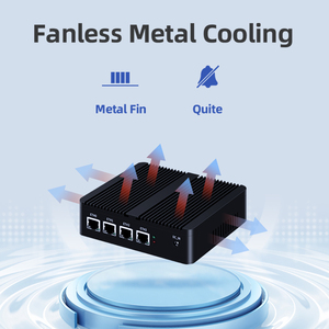 12V Mini PC Intel N100 DDR5 RAM 2.5G RJ45 I225V NIC Ethernet <strong>Network</strong> Server <strong>Computer</strong> Fanless Firewall Pfsense Soft Router - Product Image 5