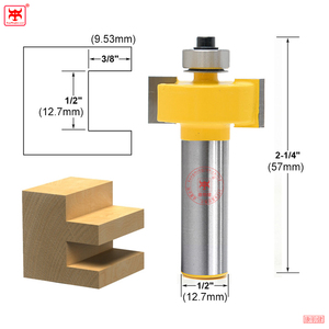 1/2 "1/4" Shank t-slot kesici yönlendirici Bit seti anahtar delikli yakıt deposu kapağı Bit Hex cıvata T freze ahşap için kesici ağaç İşleme aleti - Product Image 3