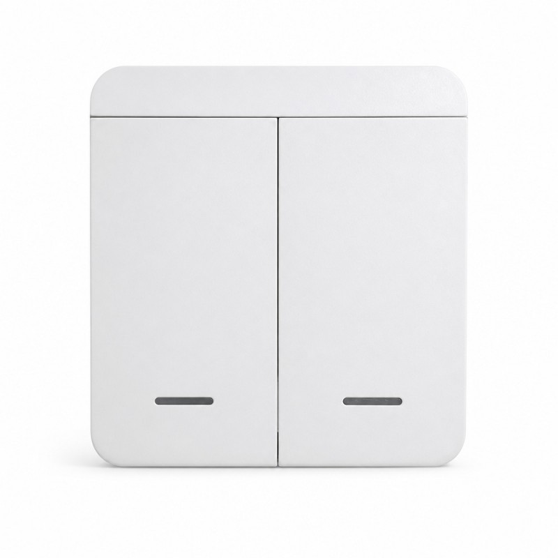 White 2 gang switch