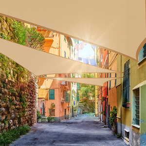 Cortile permeabile 100% in tessuto ombreggiante triangolo/parasole vela quadrata 6x6m tettoia rettangolare - Product Image 3