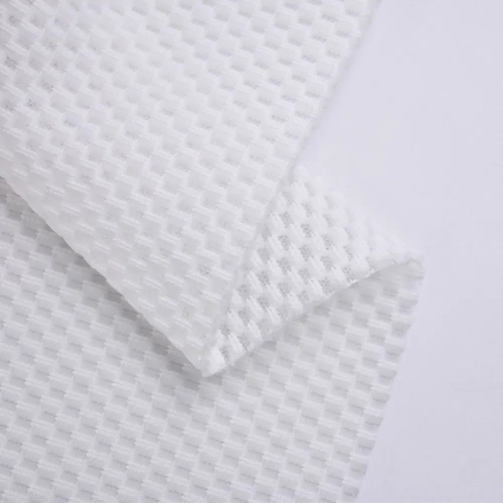 Produttore di scarpe materiale sandwich mesh 100% poliestere tessuto a maglia per scarpe sportive