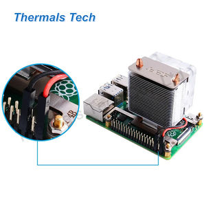 Vente en gros dissipateur thermique avec ventilateur pour <span class=keywords><strong>Raspberry</strong></span> <span class=keywords><strong>Pi</strong></span> 4B 3B + tour IC - Product Image 6