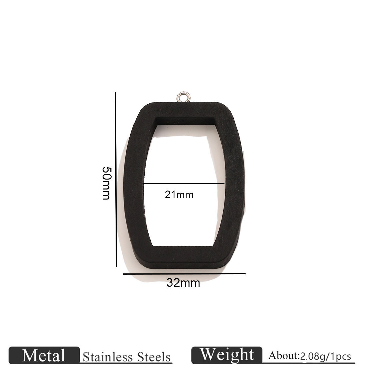 Round four-sided black
