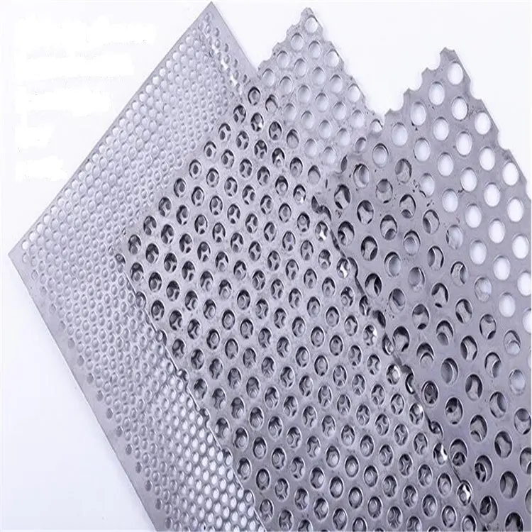 Placa de malha de metal perfurada, alumínio/aço inoxidável 304 316 micron de metal decorativo